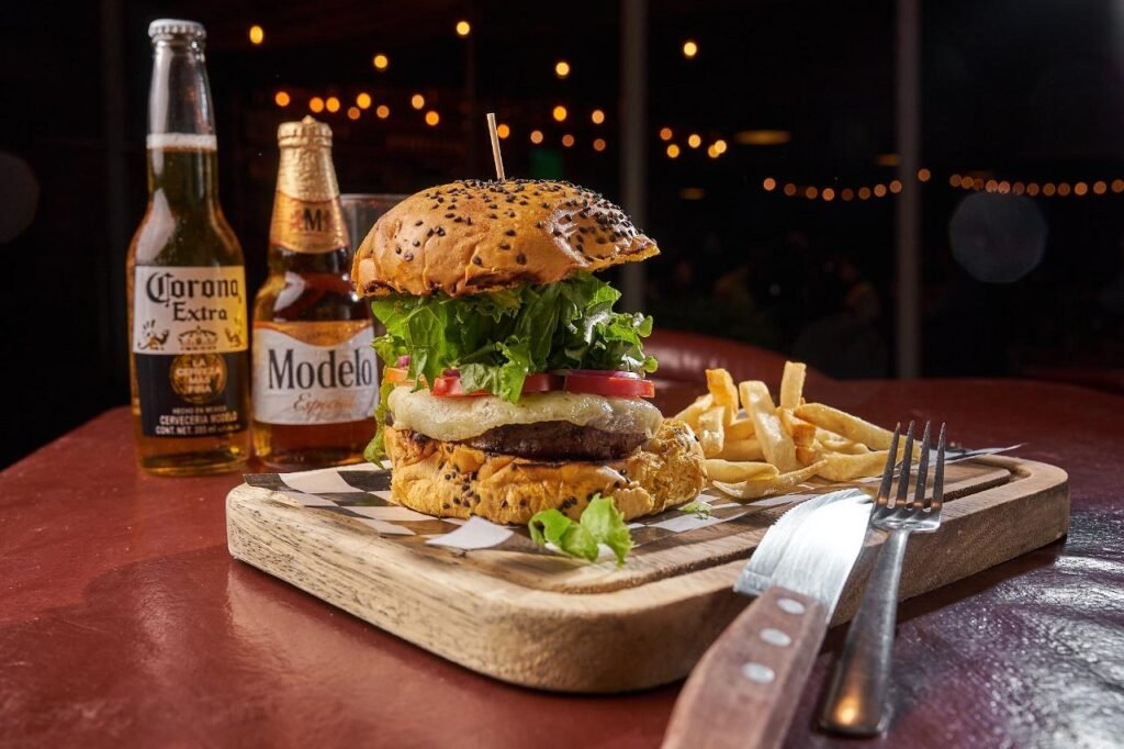 restaurante de hamburguesa premium